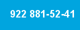 922 881-52-41 922 881-52-41